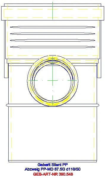 GE Silent-PP Abzweig 87,5Gr d110/50_390.548.14.1_L