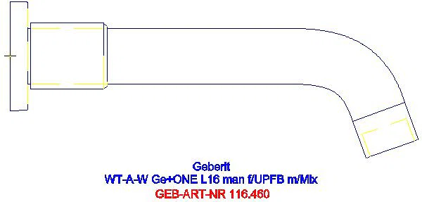 GE WT-Armatur Typ Circular Wandmont. Zweigriffmischer, für UP-Funktionsbox_116.460.21.1_L