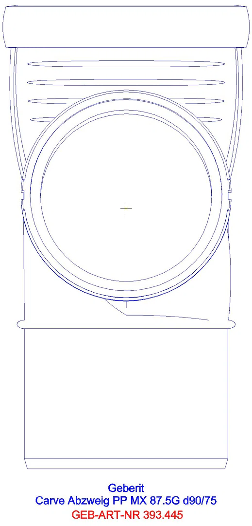 GE Silent-Pro Carve Abzweig 87,5Gr, d90/50_393445141_a