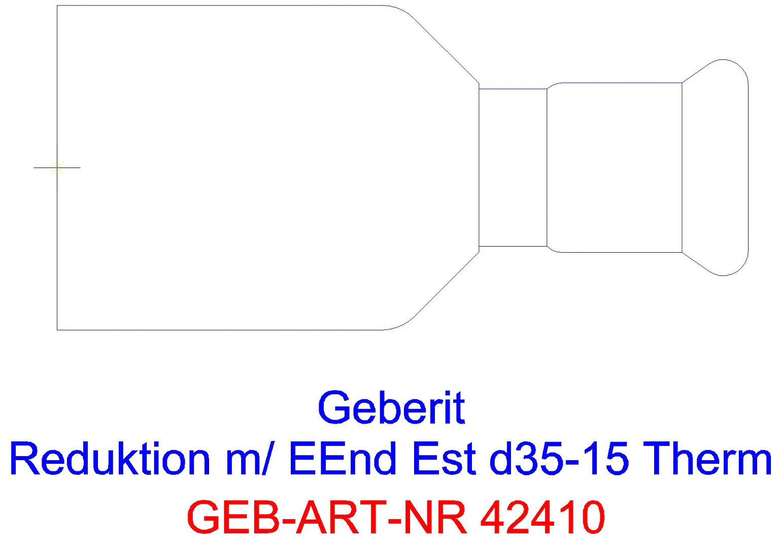 GE Mapress Therm Reduktion mit Einschubende d28-22_42410_l