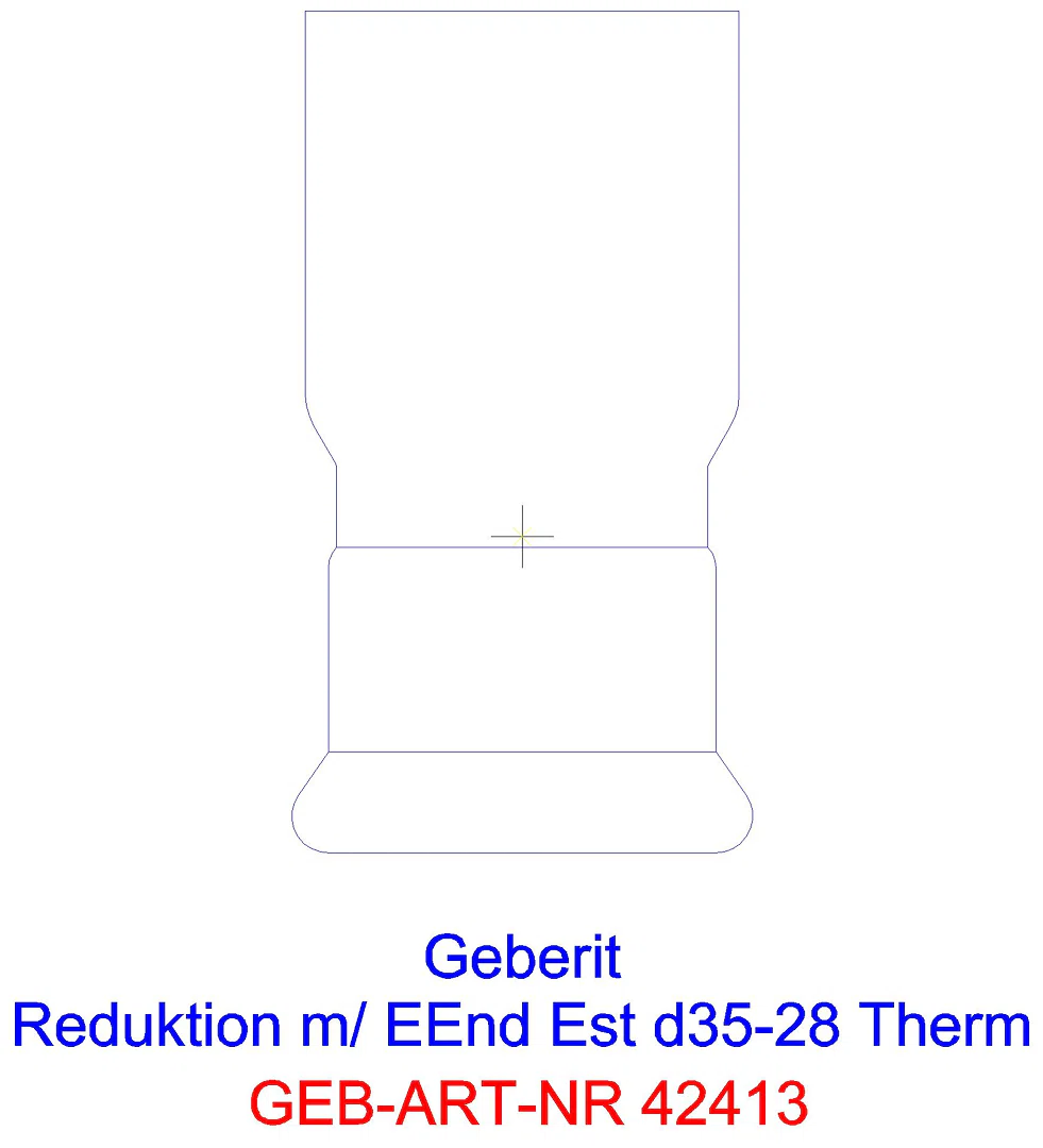 GE Mapress Therm Reduktion mit Einschubende d35-22_42413_g