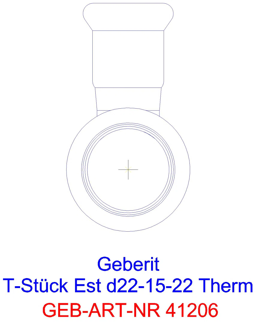 GE Mapress Therm T-Stück reduziert d18-15-18_41206_l