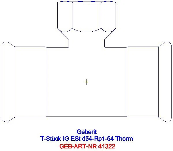 GE Mapress Therm T-Stück mit IG d54-Rp1-54_41322_A