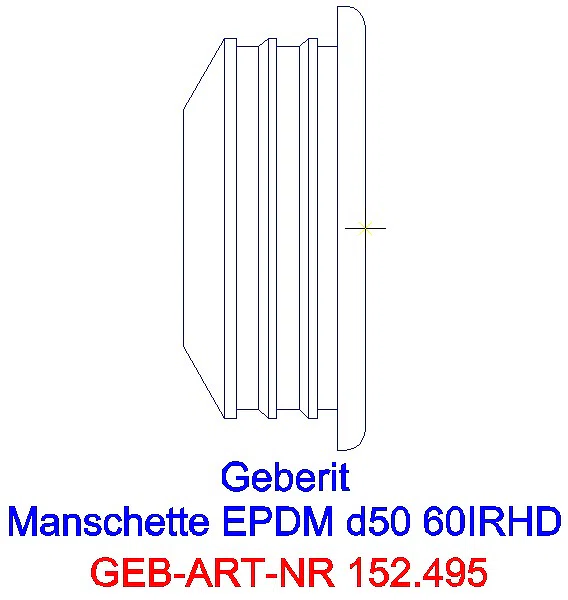 GE Manschette EPDM für d50 d 32x46 mm_152.495.00.1_L