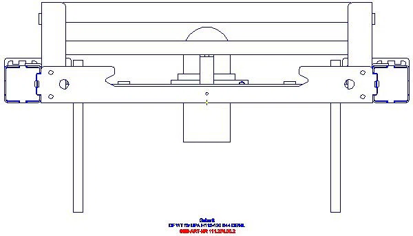 GE Duofix Element f. WT, 112-130cm schmale Ausführung, Wandarmatur UP_111274002_G
