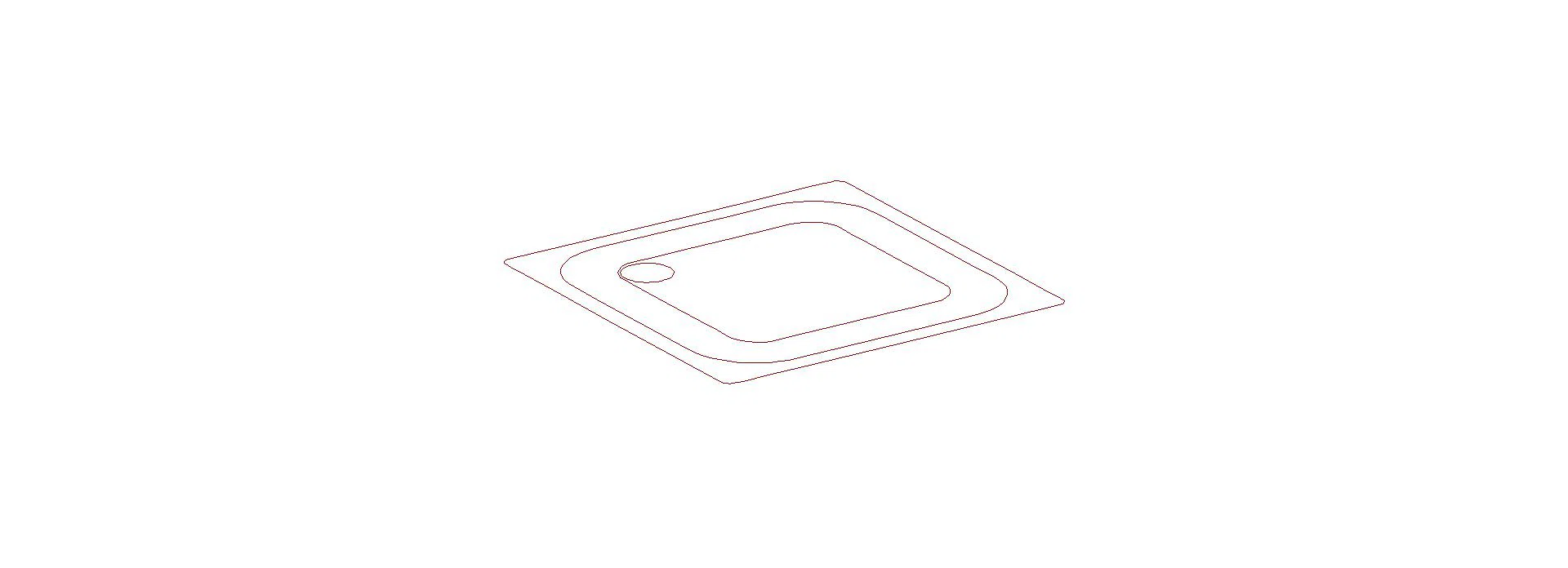 KALDEWEI SANIDUSCH, Mod.395 800x800mm