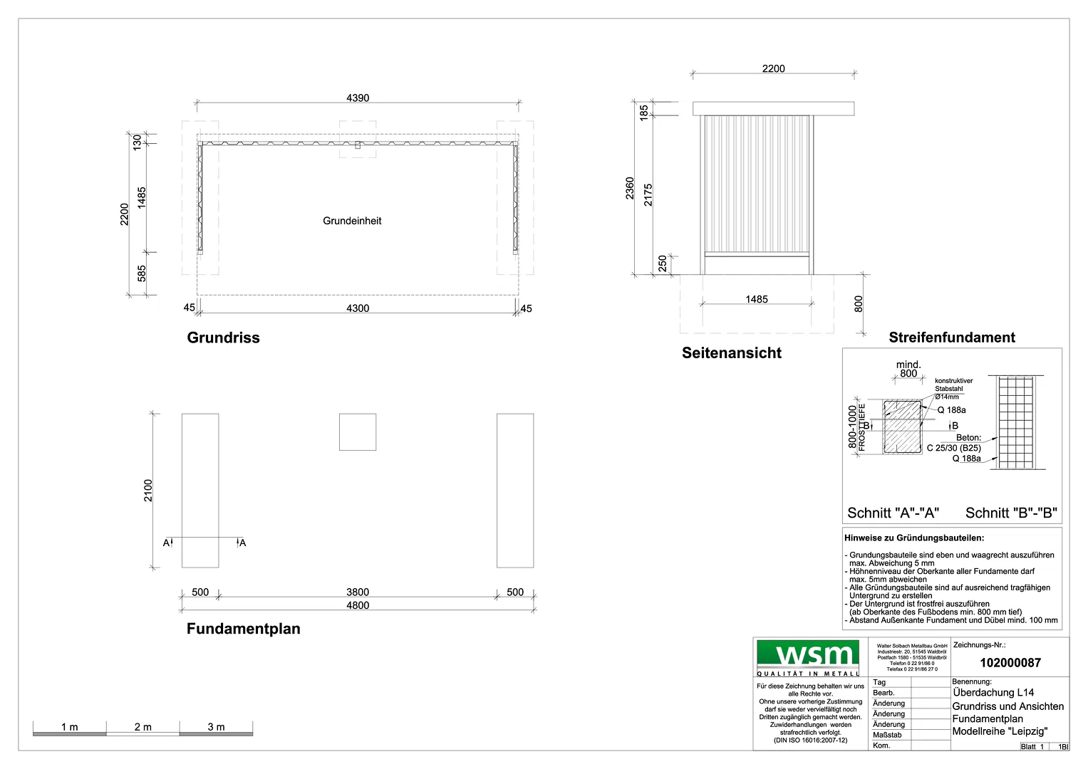 WSM Überdachungsystem Leipzig
