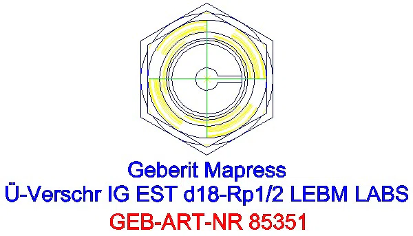GE Mapress Edelstahl Übergangsverschr. mit IG ÜM ESt (LABS-frei) d18-Rp1/2_85351_L