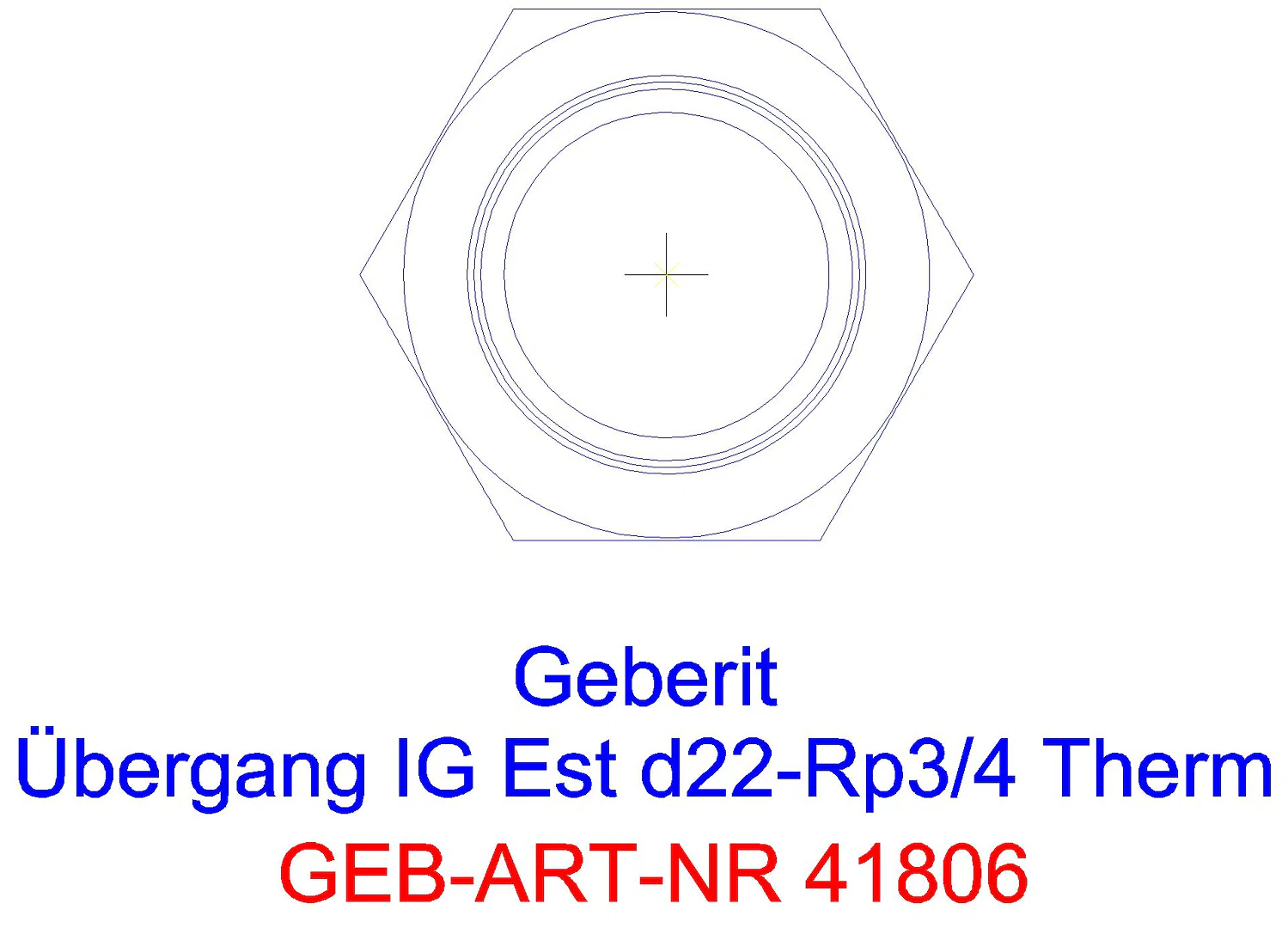 GE Mapress Therm Übergang mit IG d22-Rp1/2_41806_l