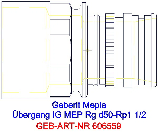 GE Mepla Übergang mit IG Rg d50-Rp1 1/2_606.559.00.5_G