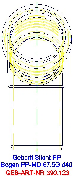 GE Silent-PP Bogen 67,5Gr d40_390.123.14.1_L