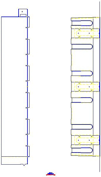 GE Duofix Element für Nischenablagebox mit Einlegeböden_111.590.00.1_L