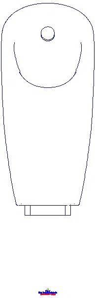 GE Urinal Preda, für integrierte Steuerung_116.075.00.1_A