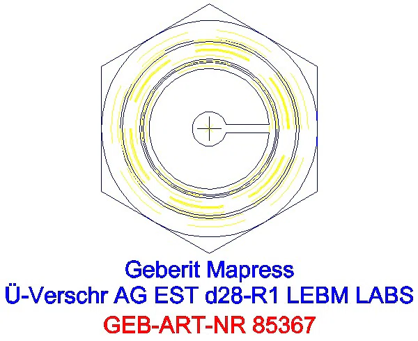 GE Mapress Edelstahl Übergangsverschr. mit AG ÜM ESt (LABS-frei) d28-R1_85367_L