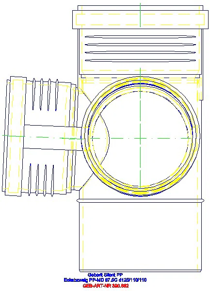 GE Silent-PP Eckabzweig 87,5Gr d125/110/110_390.662.14.1_A
