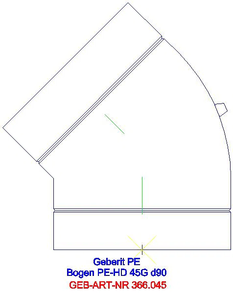 GE PE Bogen 45Gr d90_366.045.16.1_A