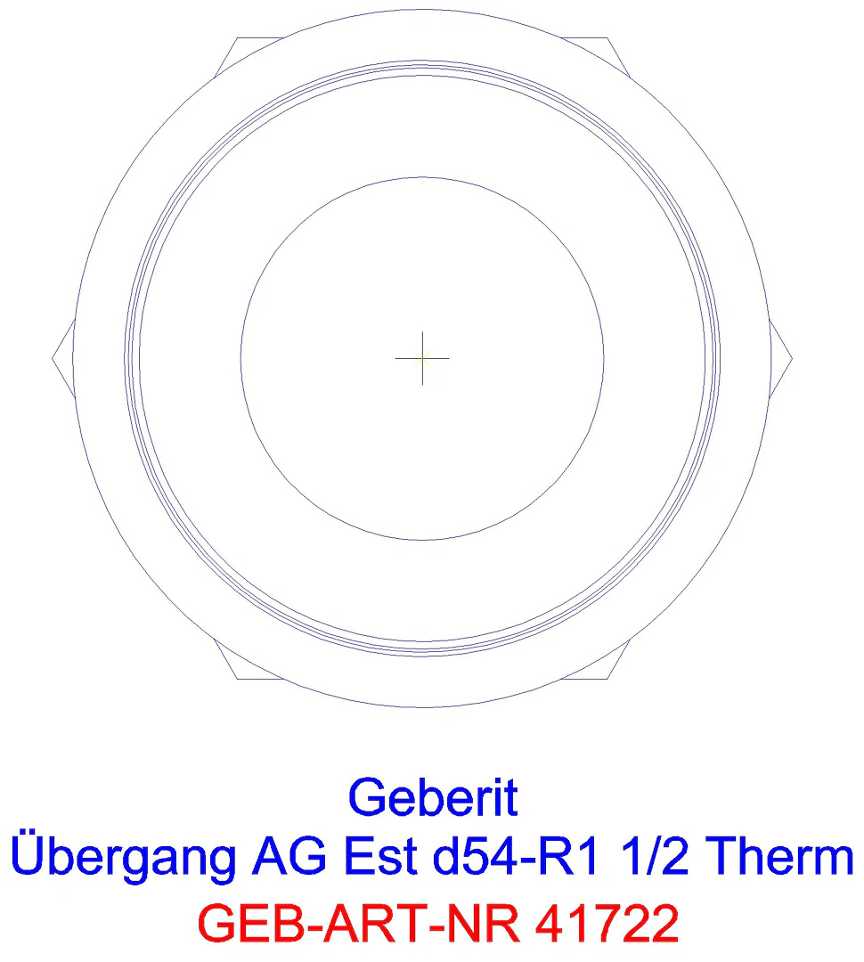 GE Mapress Therm Übergang mit AG d35-R1 1/2_41722_l