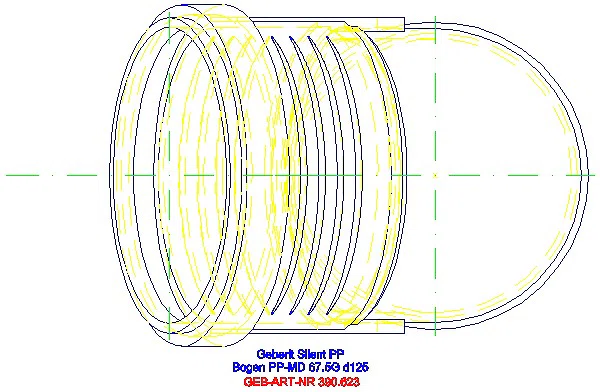 GE Silent-PP Bogen 67,5Gr d125_390.623.14.1_G