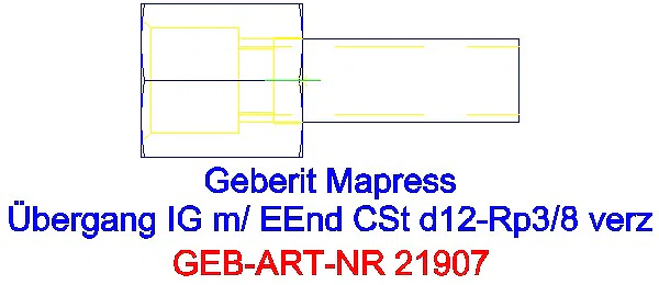 GE Mapress C-Stahl Übergang mit IG und Einschubende d12-Rp3/8 verzinkt_21907_G