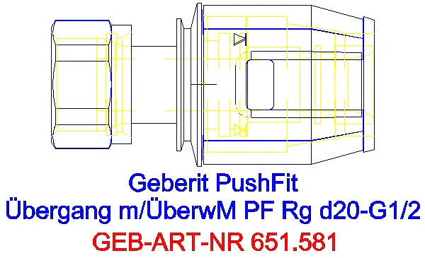 GE PushFit Übergang mit Überwurfmutter Rg d20-G1/2_651.581.00.1_L