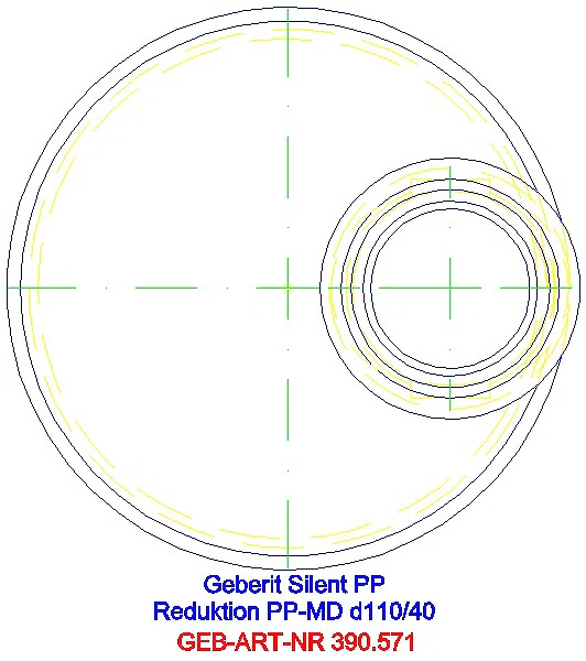 GE Silent-PP Reduktion exzentrisch d110/40_390.571.14.1_G