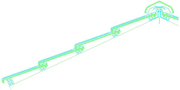 Doppelmuldenfalzziegel Granat 11V Deckl