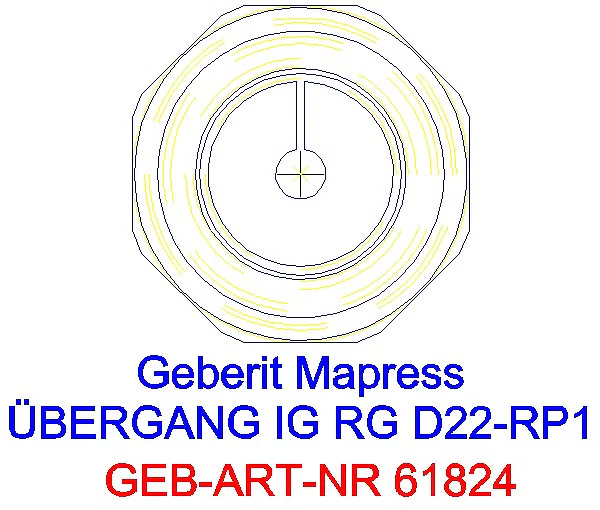 GE Mapress Kupfer Übergang mit IG Rg d22-Rp1_61824_L