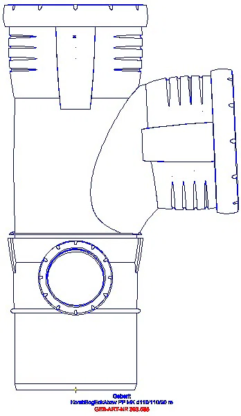 GE Silent-Pro Kombibogeneckabzweig 87,5Gr d110/110/50 rechts_393.565.14.1_A