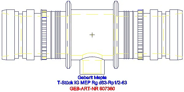 GE Mepla T-Stück mit IG Rg d63-Rp1/2-63_607.360.00.5_A