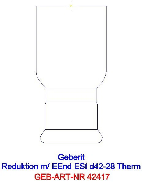 GE Mapress Therm Reduktion mit Einschubende d42-28_42417_G