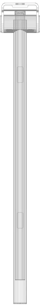 HEWI Stützklappgriff Duo (A), L:750mm, schliff