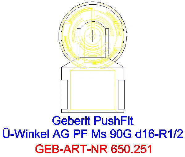 GE PushFit Übergangsbogen 90Gr mit IG Rg d16-Rp1/2_650.251.00.1_G