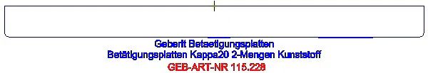 GE BetPl. Kappa20, für 2-Mengen-Sp. mattverchromt_115.228.46.1_G