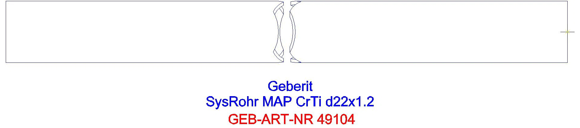 GE Mapress Therm Systemrohr CrTi d18x1 L:6m_49104_l