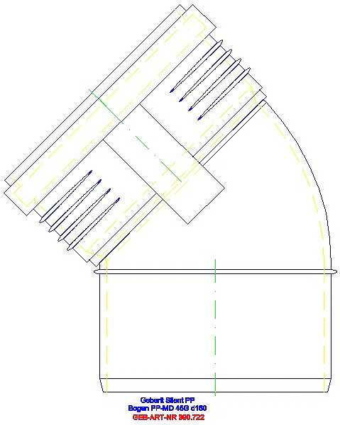 GE Silent-PP Bogen 45Gr d160_390.722.14.1_A