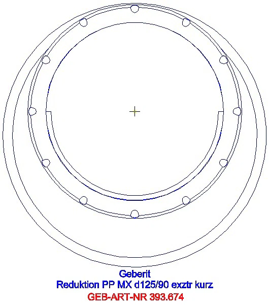 GE Silent-Pro Reduktion exzentrisch d125/90_393.674.14.1_G