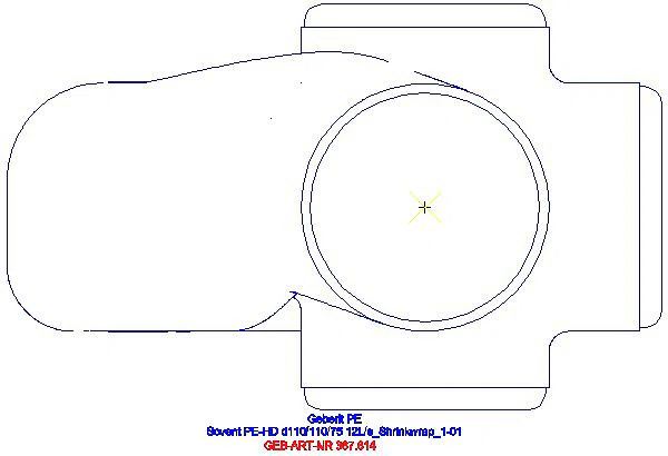 GE PE Sovent Formstück d110/110/75 12L/s_367.614.16.1_G
