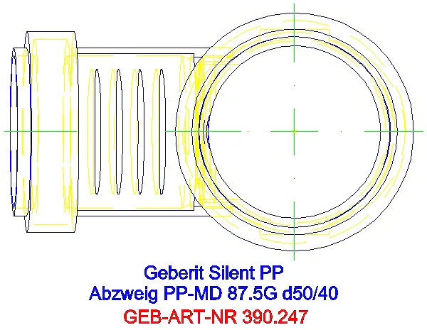 GE Silent-PP Abzweig 87,5Gr d50/40_390.247.14.1_G