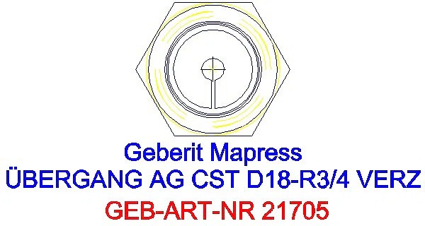 GE Mapress C-Stahl Übergang mit AG d18-R3/4 verzinkt_21705_L