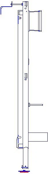 GE DuofixBasic Element f. Urinal, 130 cm universell, für Basic Urinal-Strg._458603006_L