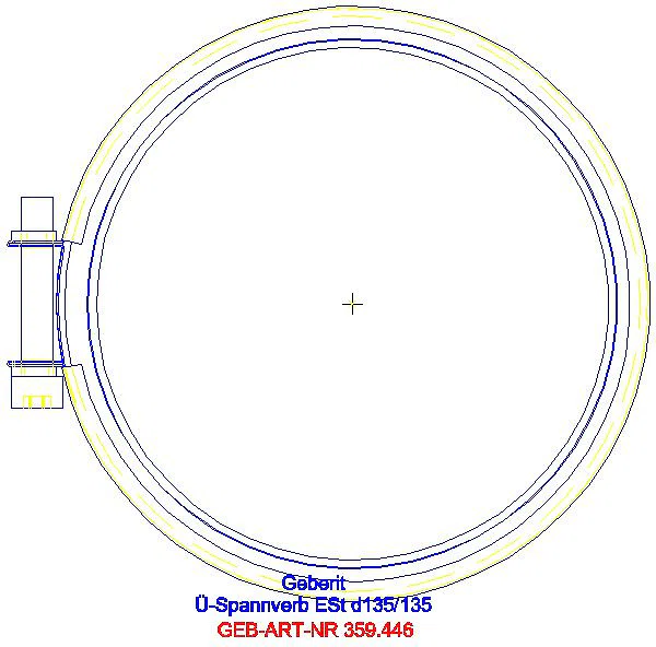 GE Übergangsspannverbinder Edelstahl d135mm d1=135mm_359.446.00.2_A
