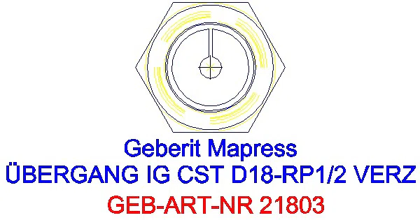 GE Mapress C-Stahl Übergang mit IG d18-Rp1/2 verzinkt_21803_L