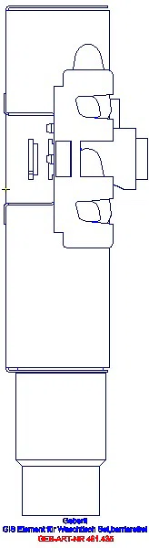 GE GIS WT-Set für Standarmatur, mit UP-Sifon_461.435.00.1_L