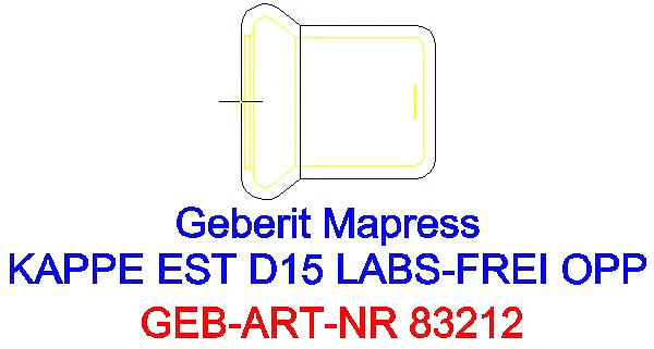 GE Mapress Edelstahl Kappe d15 (LABS-frei)_83212_G