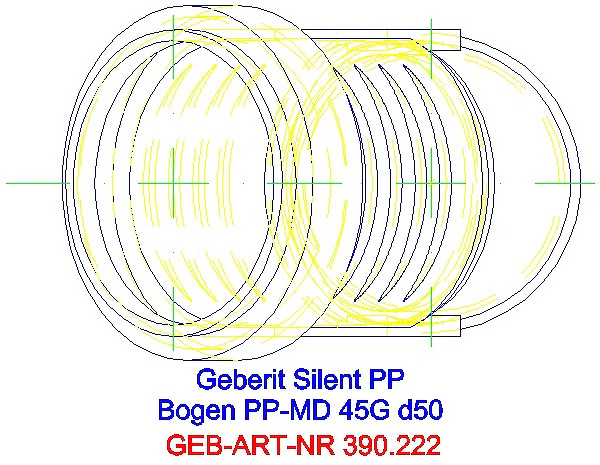 GE Silent-PP Bogen 45Gr d50_390.222.14.1_G