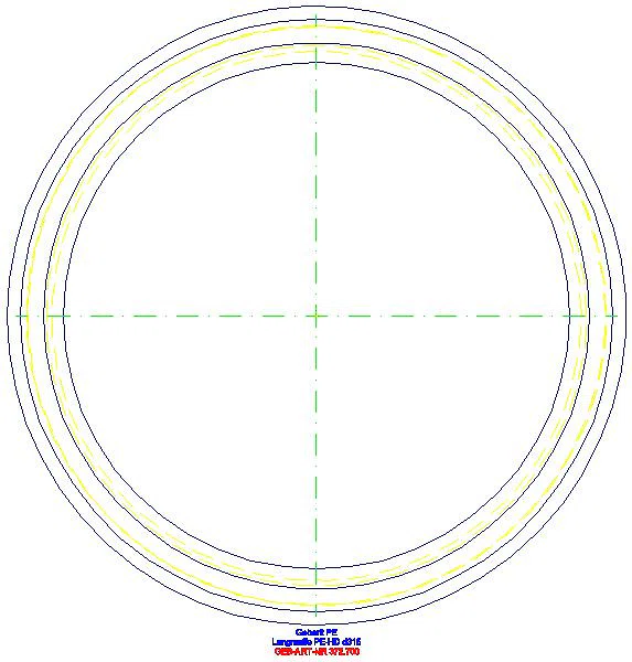 GE PE Langmuffe d315_372.700.16.1_L