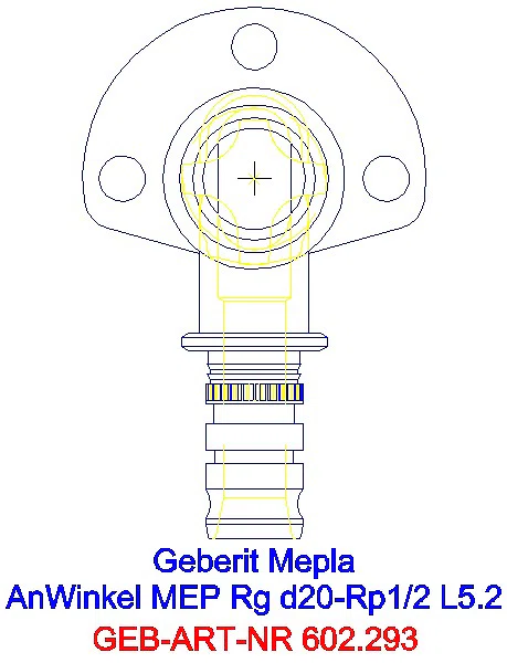 GE Mepla Anschlusswinkel 90Gr Rg d20-Rp1/2 L:52mm_602.293.00.5_A