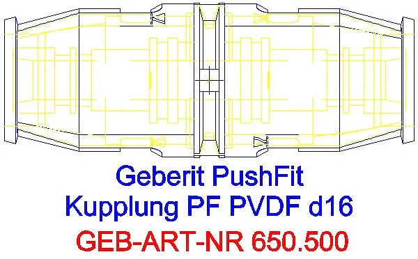 GE PushFitKupplung PVDF d16_650.500.00.1_G