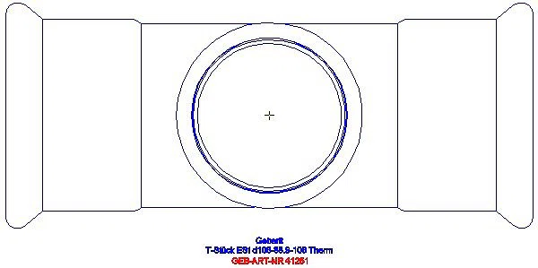 GE Mapress Therm T-Stück reduziert d108-88.9-108_41251_G