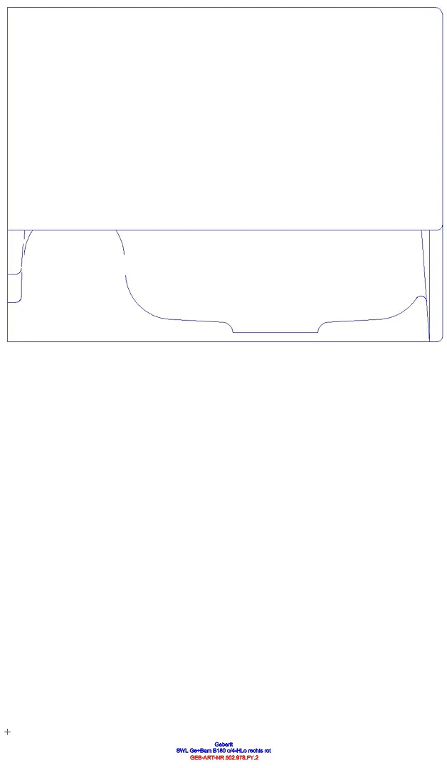 Bambini Spiel/Waschlandschaft B:180cm 4 Waschpl., tieferes B re, o. Hl., rot_ge2s_502978fy2_l